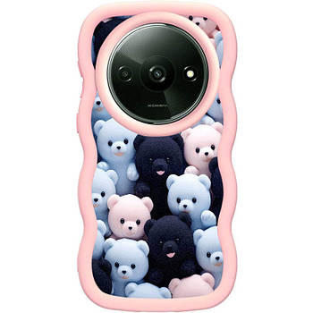 Чохол TPU Cloudy Pictures для Xiaomi Redmi A3 / Poco C61 4G Bears