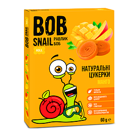 Цукерки фруктові натуральні Манго Bob Snail 60г