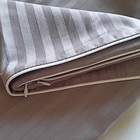 Якісний комплект постільної білизни зі страйп-сатину 220 х 200