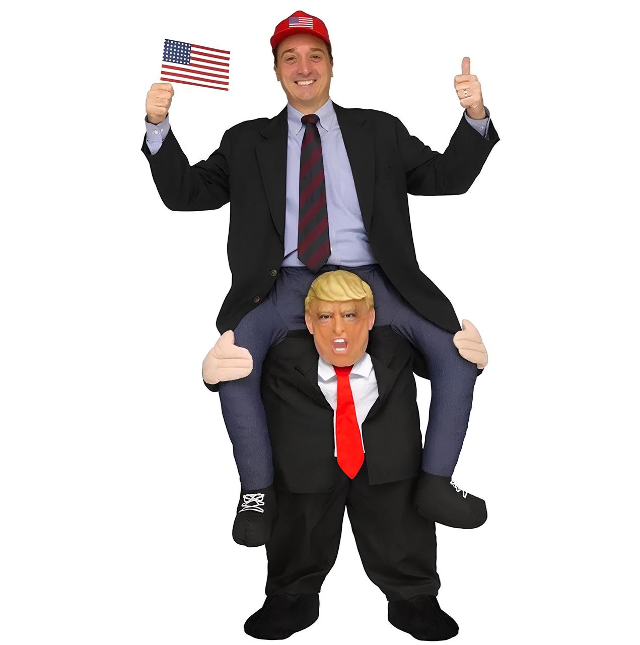 Костюм Дональда Трампа RESTEQ — прикольний костюм-переносник для вечірок, зріст 160–190 см, фото 1