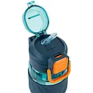 Пляшечка для води Kite K25-1234-3, 800 мл, блакитно-помаранчева, фото 4