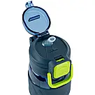 Пляшечка для води Kite K25-1234-2, 800 мл, синьо-зелена, фото 4