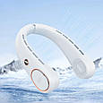 Портативний міні-вентилятор на шию XO MF100 White (MF100.white), фото 2