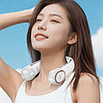 Портативний міні-вентилятор на шию XO MF100 White (MF100.white), фото 3