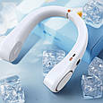 Портативний міні-вентилятор на шию XO MF100 White (MF100.white), фото 4