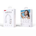 Портативний міні-вентилятор на шию XO MF100 White (MF100.white), фото 5