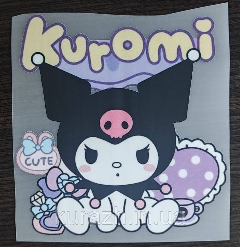 Термонаклейка на одяг "Kuromi"