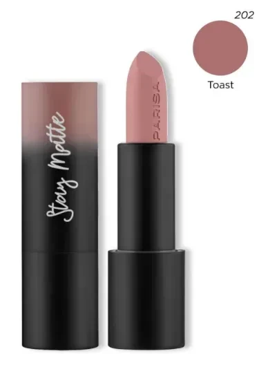 Матова помада для губ Parisa Cosmetics Stay Matte L-08 №202 Toast, фото 1
