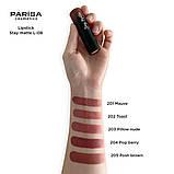 Матова помада для губ Parisa Cosmetics Stay Matte L-08 №204 Pop berry, фото 2