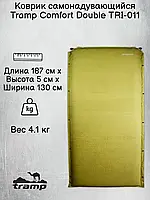 Каремат 130 кг Коврик самонадувающийся 187х130х5 см Каремат зсу (Коврики для Палаток Коврик для похода)