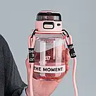 Пляшечка для води Kite K25-1218-3, 700 мл, рожево-сіра, фото 5