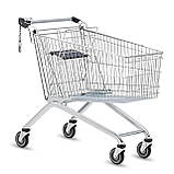 Б/В Візок купівельний EL100 WANZL зручний торговий візок для магазинів і супермаркетів, фото 2