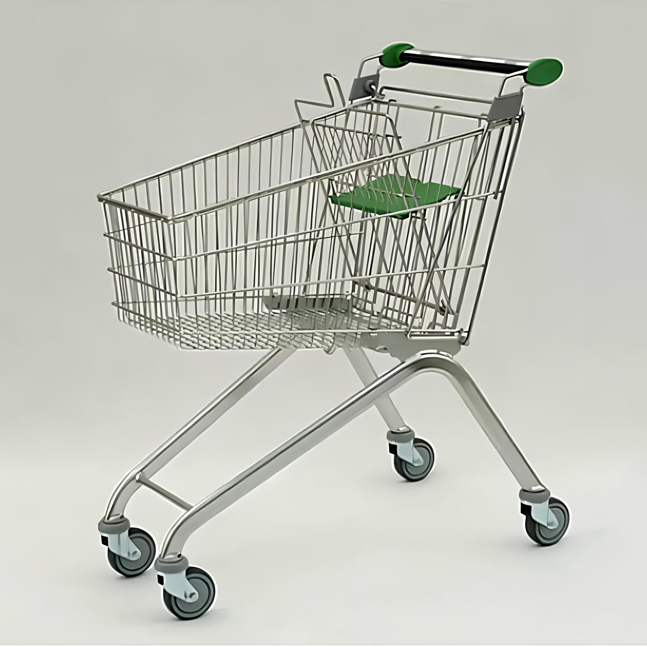 Б/В Візок купівельний EL100 WANZL зручний торговий візок для магазинів і супермаркетів