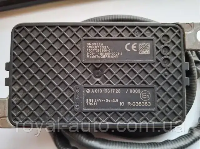 Лямбда зонд датчик Nox Mercedes Actros mp5 A0101531728, фото 1