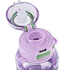 Пляшечка для води Kite K25-1218-1, 700 мл, лілово-зелена, фото 4