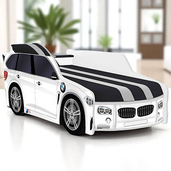 Ліжко машина БМВ ПРЕМІУМ 1800х800 КОМПЛЕКТ з матрацом