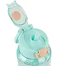 Пляшечка для води Kite K25-1217-2, 700 мл, бірюзова, фото 4