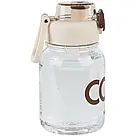 Пляшечка для води Kite K25-1217-1, 700 мл, біло-коричнева, фото 3