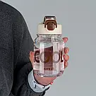 Пляшечка для води Kite K25-1217-1, 700 мл, біло-коричнева, фото 5