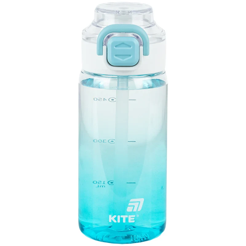 Пляшка для води Kite K25-1212-2, 600 мл, блакитна, фото 1