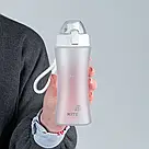 Пляшечка для води Kite K25-1215-1, 500 мл, біла, фото 5