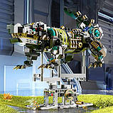 Конструктор Crocodile Machinery Кіборг Крокодил механічний двохсторонній 13056, фото 2