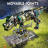 Конструктор Crocodile Machinery Кіборг Крокодил механічний двохсторонній 13056, фото 5