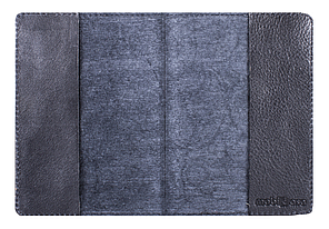 Обкладинка для паспорта VIP (хамелеон сірий) тиснення "Турецький орнамент", фото 3