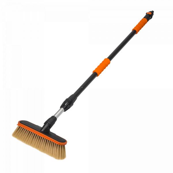 Щітка для миття з клапаном, телескопічна, SOFT, 110-180см, 10", ESS1945-18, фото 1