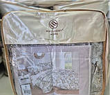 Комплект постільної білизни з 2 ковдрами Євро 200х230 з двома ковдрами 4 сезони, фото 2