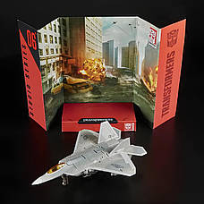 Трансформер Вояжер Старскрім. Hasbro Transformers Voyager Starscream. Екшн-фігурка трансформер-літак 18см, фото 6