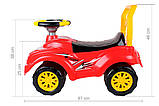 Толокар для прогулянок Technok Toys червоний 6665, фото 2