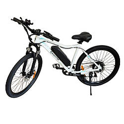 Електровелосипед Maraton Carerra 500 Вт 36 V 13 Ah колеса 26×3 Shimano 7 передач білий