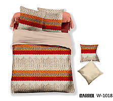 Постільна білизна Love You Сатин DIGITAL Ажур QY244 двостороння Євро