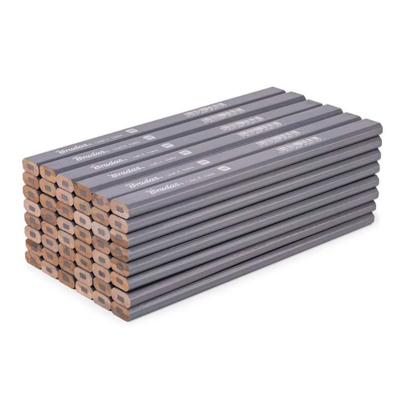 Олівець будівельний, HB 180мм, OCTAGON, сірий, DIY-PCWL2OC18LG/48D