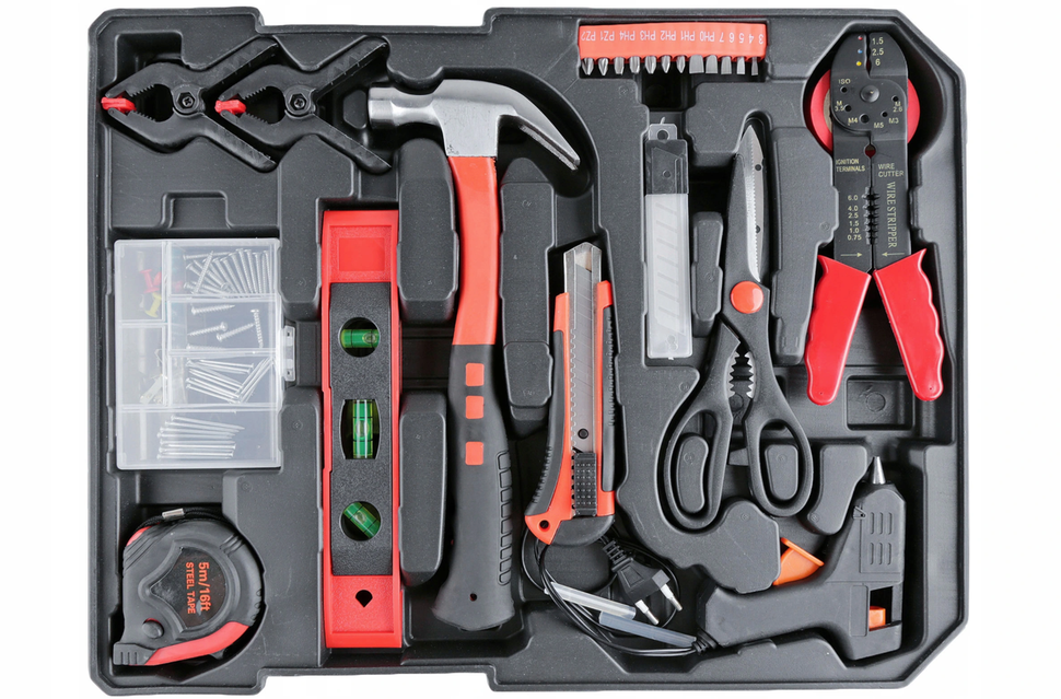 Набор инструментов 186 ед. в чемодане LEX LXSS186 - купить по