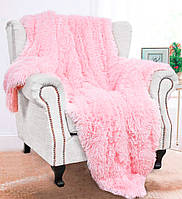 Плед Травка 210х230 рожевий HomeBrand