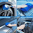 Набір щіток та аксесуарів для комплексного чищення автомобіля в тканинній сумці CS-003 (16 предметів), фото 6