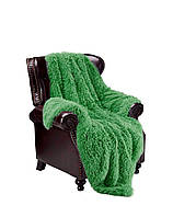 Плед Травка 210х230 олива HomeBrand