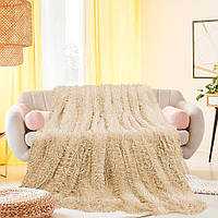 Плед Травка 160х210 пісок HomeBrand