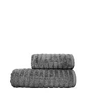 Рушник Dalga сіре HomeBrand 100 x 150 см