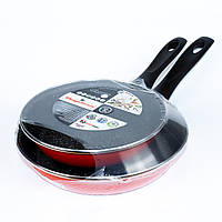 Набір сковорідок 2 шт K2 RED VITRINOR 20/24 см