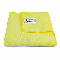 Серветка з мікрофібри універсальна жовта 30х30 см LoveYouHome