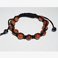 Браслет Шамбала натуральний авантюрин золотий пісок, фото 1