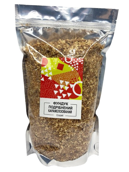 Фундук дроблений карамелізований Crocant 1 кг ПІД ЗАПИНКА 3-5 ДНІВ, фото 1