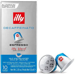 Nespresso ILLY Espresso DECAFFEINATO (короб. 10 капсул)