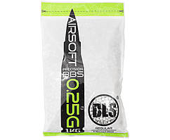 Кульки для страйкболу BLS 0.25 1кг - 4000 шт (білі)