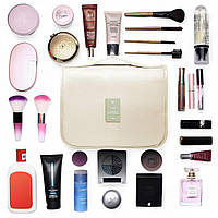 Органайзер-косметичка універсальна для подорожей та зберігання бежева LoveYouHome