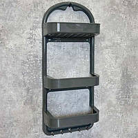 Полиця для ванної велика OZER-B-013 сіра