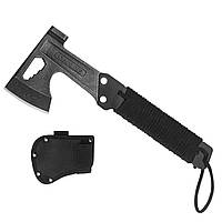 Сокирка туристична UAD з нержавіючої сталі Чорна